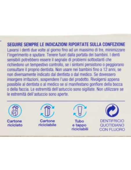 Sensodyne Dentifricio - 75ml - Fresh Cleaning - Con Tripla Azione Di Pulizia